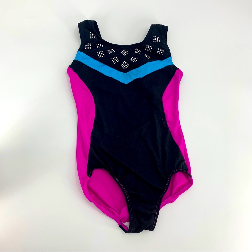Freestyle Girls Gymnastics Dance Leotard, Size 7/8